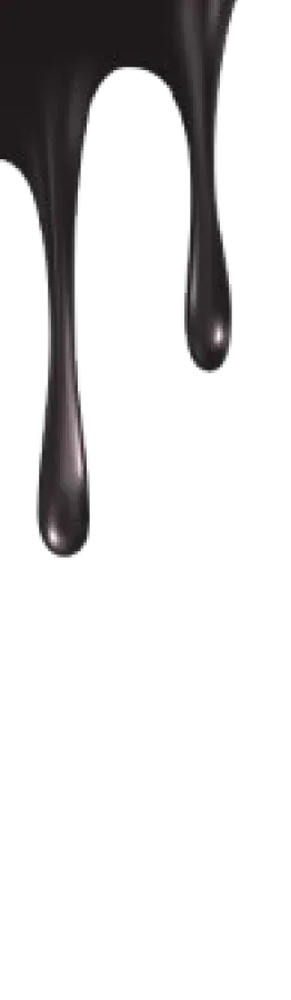 Goutte gauche qui coule sur le côté du header