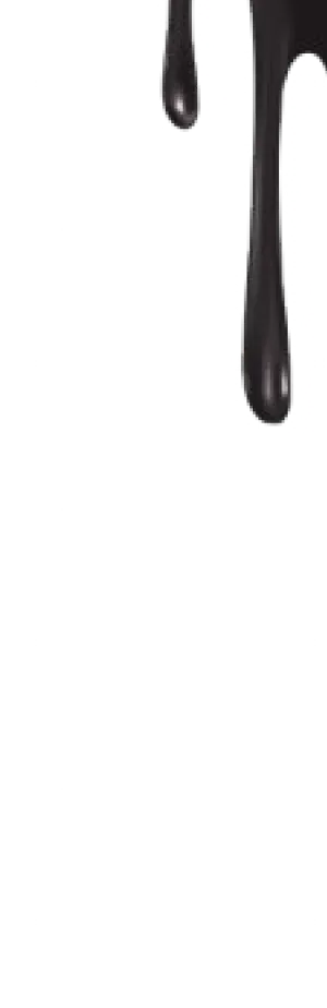 Goutte droite qui coule sur le côté du header